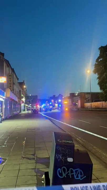 Police cordon off busy Northampton road