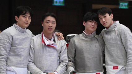 펜싱 남자 사브르 대표팀, 아시아선수권 단체전 은메달 / YTN