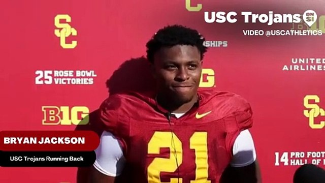 USC Trojans Running Back Bryan Jackson Discusses Being Halfway Through Training Camp