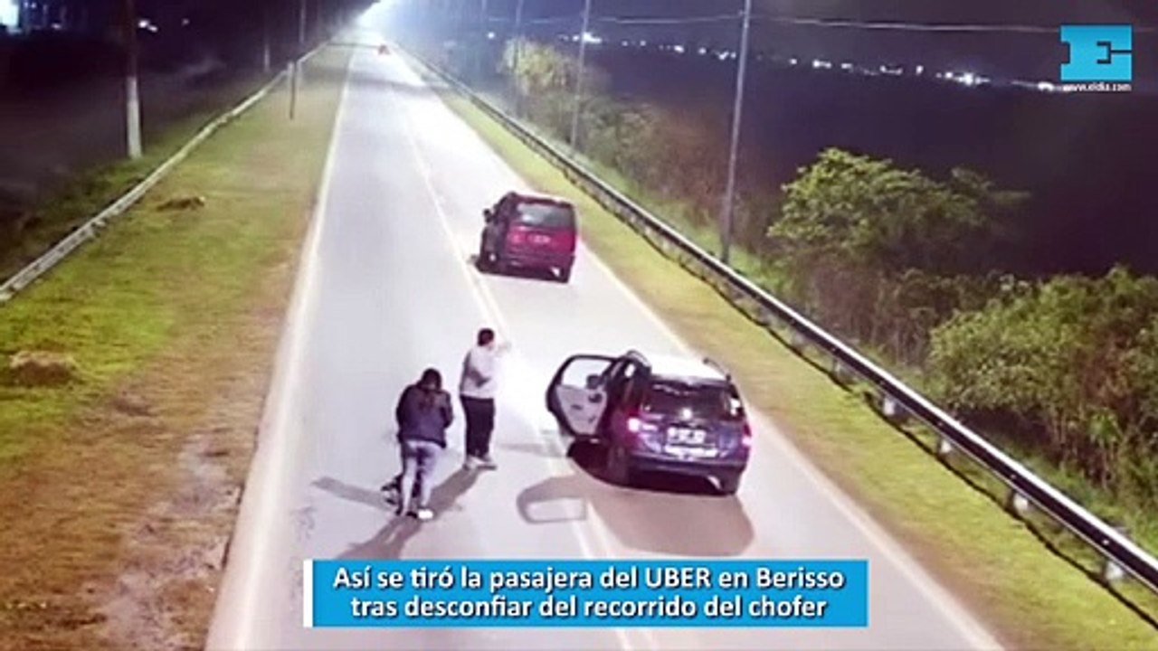 pasajera desconfía del UBER