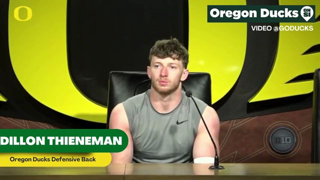 Oregon Ducks Defensive Back Dillon Thieneman Reveals Transfer Decision And Discusses Work Ethic