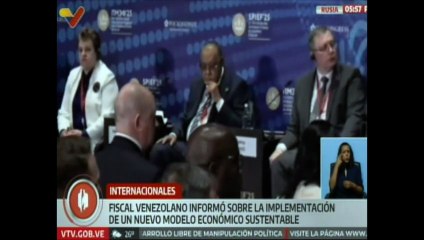 Fiscal Saab: Venezuela está avanzando en la construcción de una economía diversificada