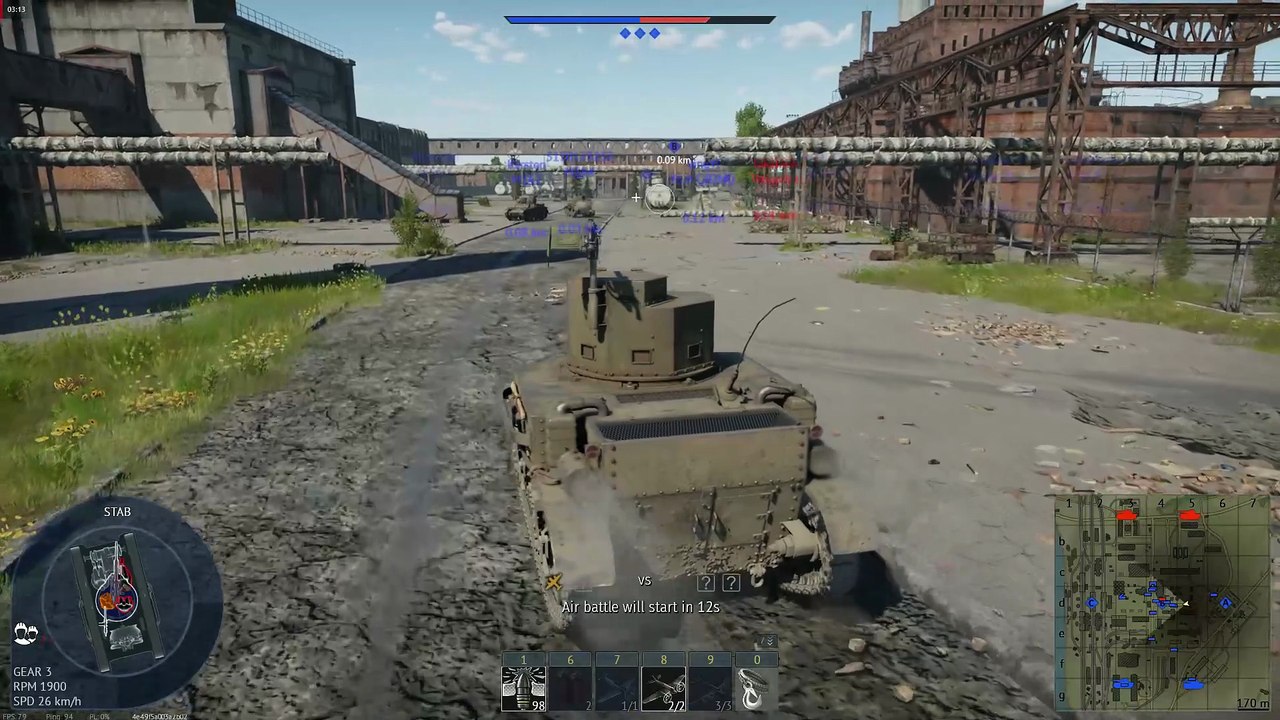 🎮War Thunder Multiplayer Gameplay M2A4 #warthunder #M2A4