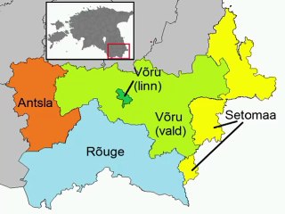 Map of Voru County. Peta Kabupaten Voru. Voru County Map. Map of County of Voru. County of Voru Map. Vorumaa Kaart. Carte du comté de Voru. Mapa do Condado de Voru. Mapa del condado de Voru. Harta Judetului Voru. Mappa della contea di Voru. ヴォル県の地図