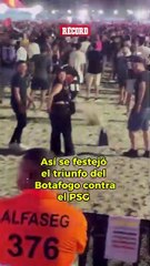 La locura de los fans del Botafogo después del triunfo de hoy contra el campeón de Champions. 🔥📹 @botafogo