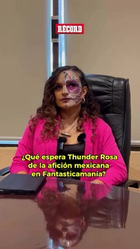 THUNDER ROSA, luchadora mexicana que emigró a Estados Unidos, detalló a RÉCORD lo que espera de la afición este viernes cuando enfrente a La Jarochita en Fantasticamanía 2025 en la Arena México