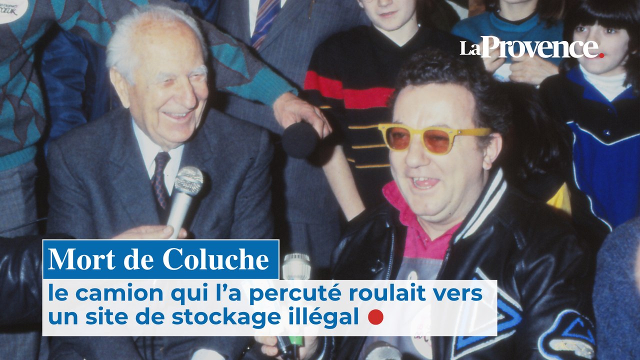 Mort de Coluche : le camion qui l'a percuté rou...