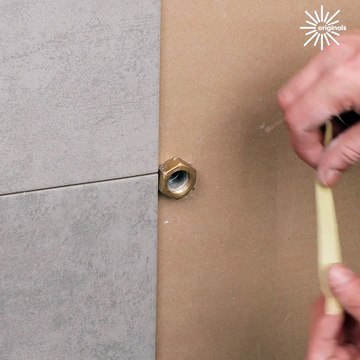 How to cut tiles around a pipe the right way✅