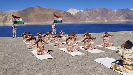 Watch: BSF personnel celebrate International Yoga Day at India-Pakistan border
