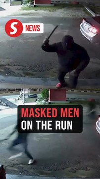 Police hunt for masked men armed with machetes after violent incident in Changkat Jong