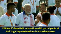 PM Modi’s heartfelt interaction with participants at Intl Yoga Day celebrations in Visakhapatnam