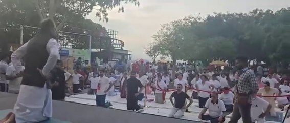 Yoga Session by Acharya Manish Ji On International yoga day sukhna Lake chandigarh