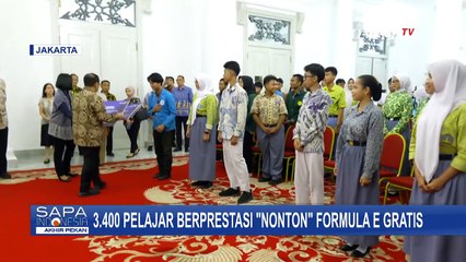 3.400 Pelajar Berprestasi Dapat Tiket Gratis Nonton Formula E Jakarta dari Gubernur Pramono!