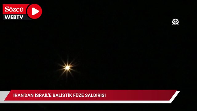 İran'dan İsrail’e balistik füze saldırısı