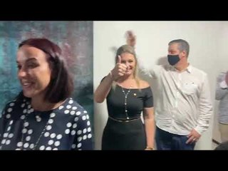 Pastor Sargento e outros deputados cantam para Arthur Lira