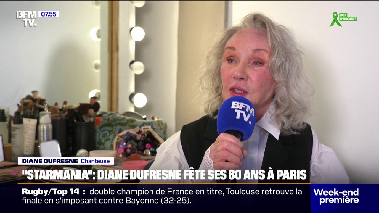 "Je suis une interprète": la chanteuse québécoise Diane Dufresne fête ses 80 ans à Paris