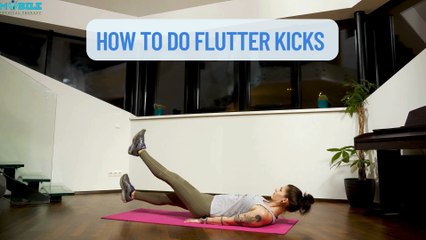 Flutter Kicks Exercise for Beginners & Advanced | Mobile Physio