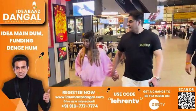 Arbaaz & Sshura Khan: The Khan-Daan Couple Gets Clicked Hand In Hand | Mumbai Airport