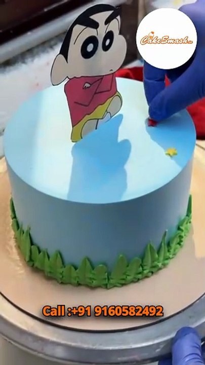 🎉 Shinchan Cake Magic at cakesmash.in | Customized Cakes Online Hyderabad 🎂