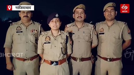 गाजियाबाद में मुठभेड़ के दौरान बदमाश ने पुलिस पर की फायरिंग, जवाबी कार्यवाही में आरोपी जख्मी