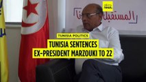 Former Tunisian president Moncef Marzouki sentenced to 22 years in absentia