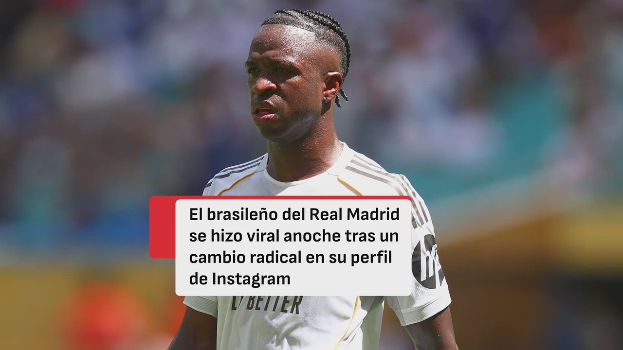 El radical cambio de Vinicius en sus redes sociales que está abriendo debate