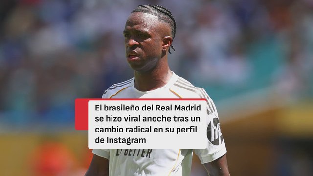 El radical cambio de Vinicius en sus redes sociales que está abriendo debate