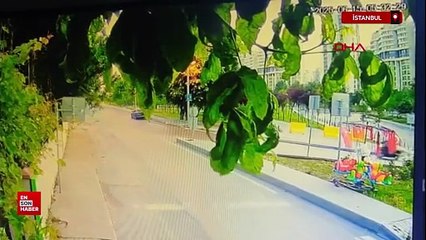 İstanbul'da motosiklet hırsızı 2 şüpheli kamerada