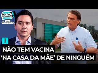 Bolsonaro dá chilique para acobertar mansão de Flávio