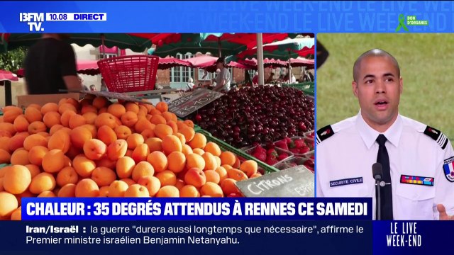 Canicule: les conseils d'Adrien Ponin-Sinapayen, porte-parole de la sécurité civile pour affronter la chaleur
