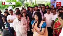 क्लीन सिटी में अभिनेत्री अदा शर्मा ने भांजी लाठी, योग दिवस पर दिखाया हैरतअंगेज करतब