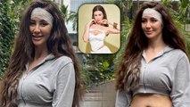 Giorgia Andriani The International Model Snapped In Her Gorgeous Grey Look | Mumbai | India
