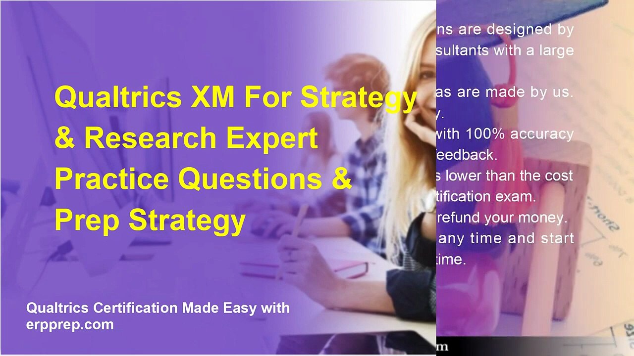Qualtrics XM For Strategy & Research Expert Practice Questions & Prep Strategy