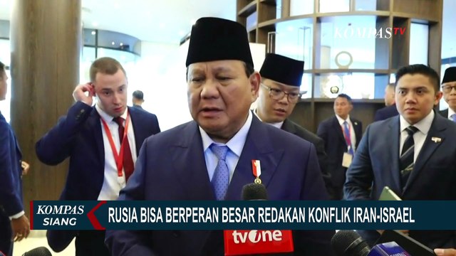 Presiden Prabowo Yakini Rusia Bisa Berperan Besar Redakan Konflik Iran dan Israel