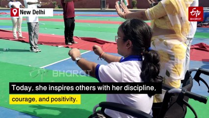 Yoga Empowers Specially Abled Delhi Girl To Overcome Challenges