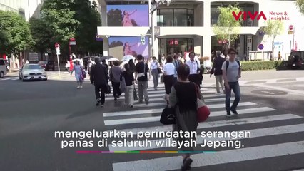 Jepang 'Terbakar', Panas Ekstrem Melanda Beberapa Kota