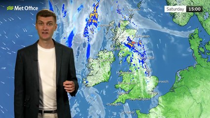 Met Office Saturday afternoon weather forecast 21/06/2025