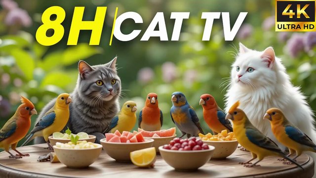 The Best Video for Cats – Your Cat Won't Blink While Watching Birds Flying! [NO ADS]