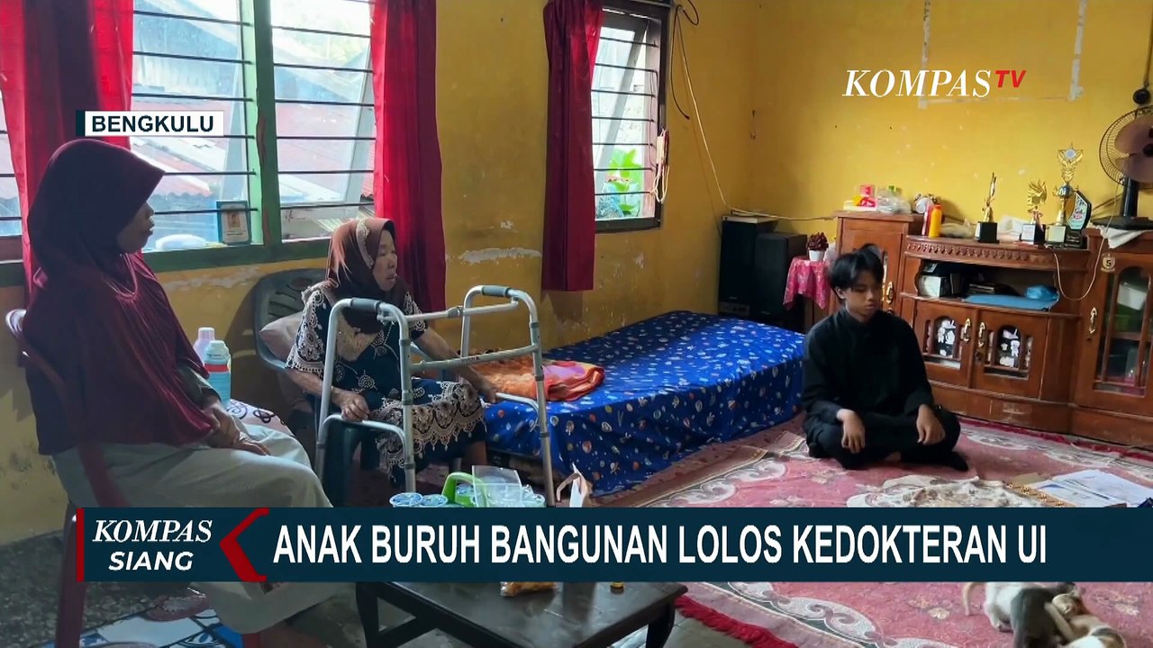 Kisah Anak Buruh Bangunan Asal Bengkulu  Tengah Lolos Kedokteran UI