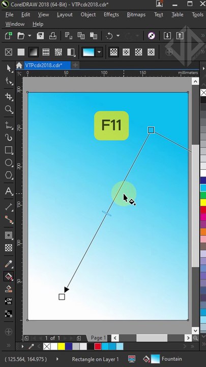 How to create striped background in CorelDraw