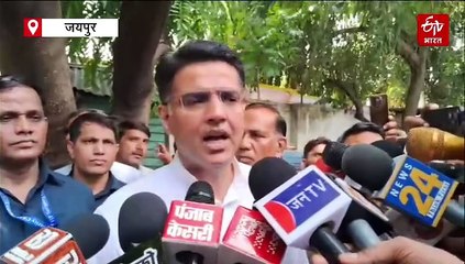 पायलट बोले, धरना- प्रदर्शन विपक्ष का अधिकार, बदले की भावना से गिरफ्तारी गलत