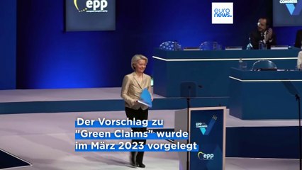 Kommission plant Greenwashing-Gesetz zurückzuziehen