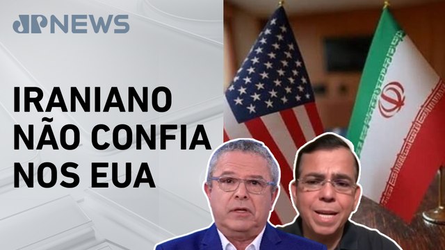 Irã desconfia dos EUA nas negociações de paz, diz ministro iraniano; Diogo e Marcus comentam