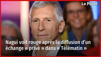 Nagui voit rouge après la diffusion d’un échange « privé » dans « Télématin »