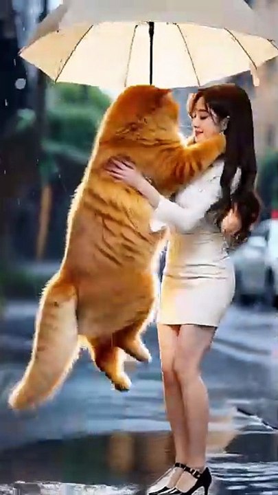 Billu ko ek ladki ghar pe le jai h or usko nhilati hai || INtellitoon || Ai Video || Ai || Viral Cat