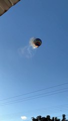 Outro vídeo mostra acidente com balão no Sul de SC