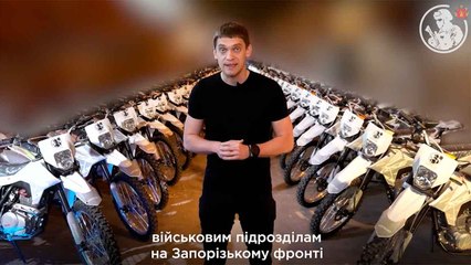 Video: Ukraine styrker brigader med 55 nye militære motorcykler