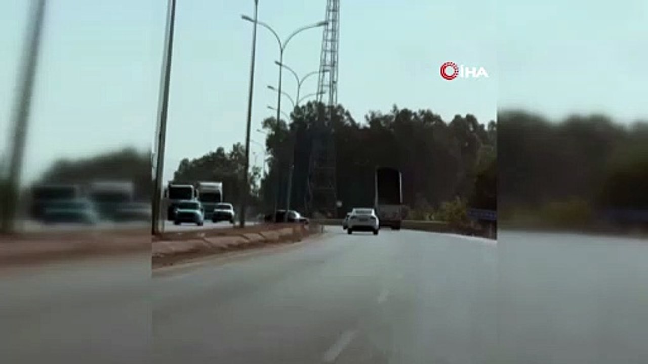 Hatay'da yüreklerin ağza geldiği anlar: Damperi açık unuttu!