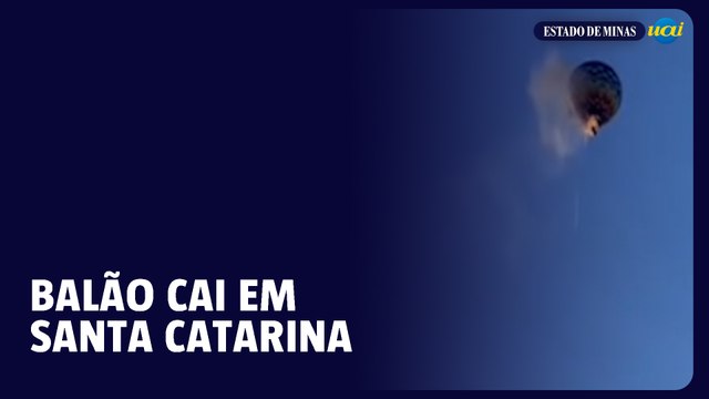 Balão cai e deixa mortos em Santa Catarina