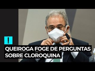 Queiroga foge de perguntas sobre cloroquina e irrita integrantes da CPI